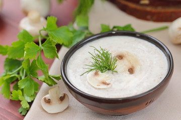 Mushroom cream soup