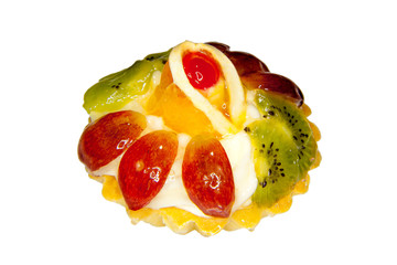 cupcake on white background