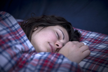 Beautiful girl sleeping