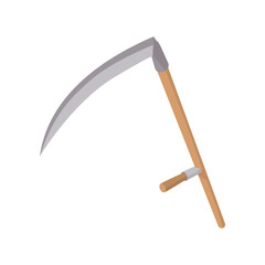 Death reaper cartoon icon