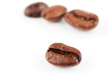 Multiple scattering of coffee beans