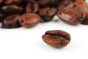 Multiple scattering of coffee beans