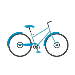 Fototapeta premium Bicycle flat icon