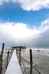 The coast of the Trabocchi