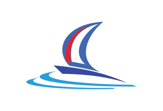 Yachts silhouettes logo