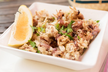 Fried small squid