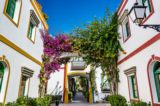 Puerto de Mogan, a beautiful, romantic town on Gran Canaria, Spain 