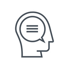 Business dialog icon