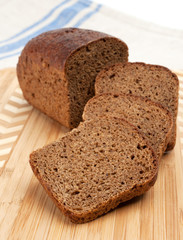 Slices of rye bread