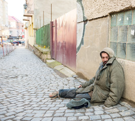 Homeless man