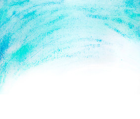 light blue watercolor splashes background. raster