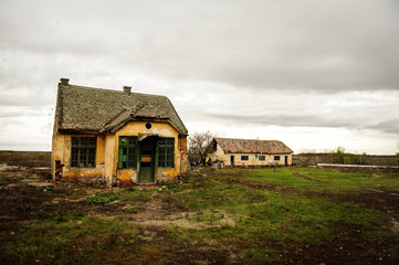 Spooky haunted house