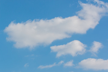 Beautiful bright sky.