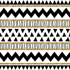 Behang Etnische stijl Etnisch naadloos patroon