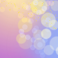 Defocused abstract bokeh lights background