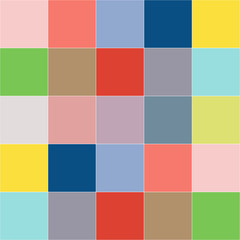 Palette Colors 2016 Vector Illustretion