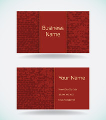 Business cards for construction industry