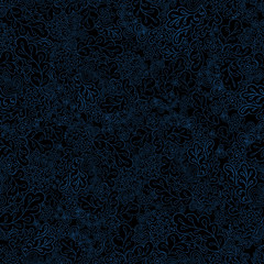floral seamless pattern black and blue
