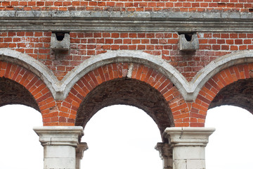 Rounded, semi-circular, vintage arches