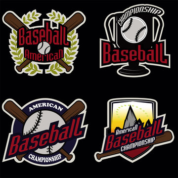 Baseball tournament professional logo 
