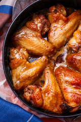 Baked chicken wings