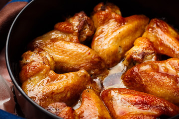 Baked chicken wings