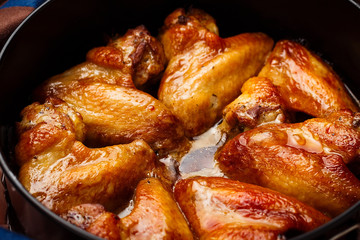 Baked chicken wings