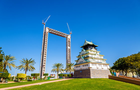 Dubai Frame Under Construction Above Zabeel Park - UAE