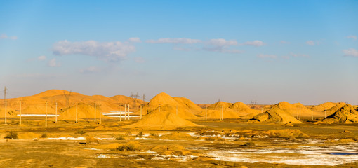 View of a desert in Central Iran