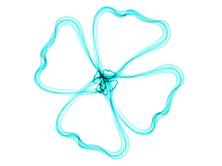 flower drawn gradient lines