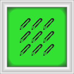 Simple doodle of some pencils