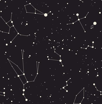 Fototapeta Star constellation vector