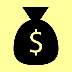 Money bag sign