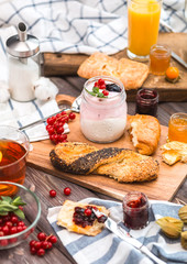 fresh summer  breakfast