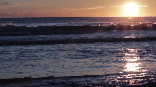 Amanecer en la playa 1
