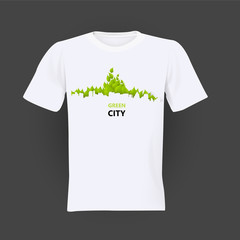 Green Eco Recycle T-shirt Design