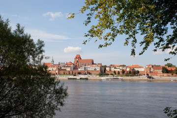 Obraz premium Panorama Torunia, Poland
