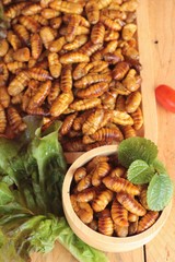 Silkworm pupae