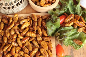 Silkworm pupae