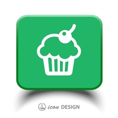 Pictograph of cake