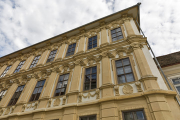 Architecture of the downtown in Graz, Austria.