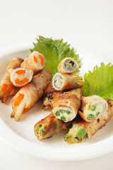 野菜の肉巻き