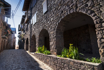 Naklejka premium Vilamur, historic village in Catalunya