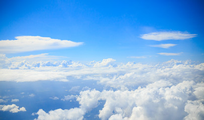 Blue sky and clouds