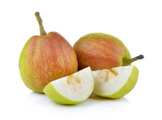 pear on white background