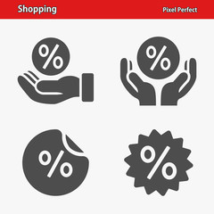 Shopping Icons. Professional, pixel perfect icons optimized for both large and small resolutions. EPS 8 format.