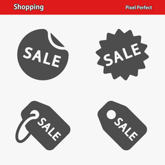 Shopping Icons. Professional, pixel perfect icons optimized for both large and small resolutions. EPS 8 format.