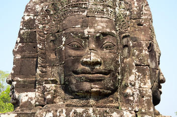 Buddha faces of Bayon temple