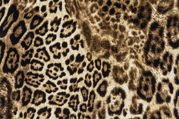 texture of print fabric stripes leopard