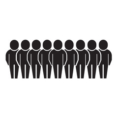 Population People Icon Illustration design